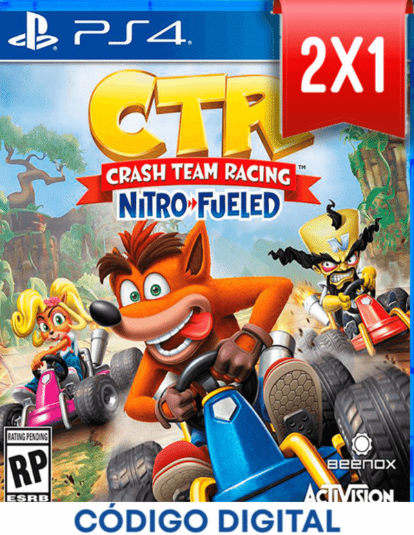 Crash CTR PS4 [Codigo Digital]