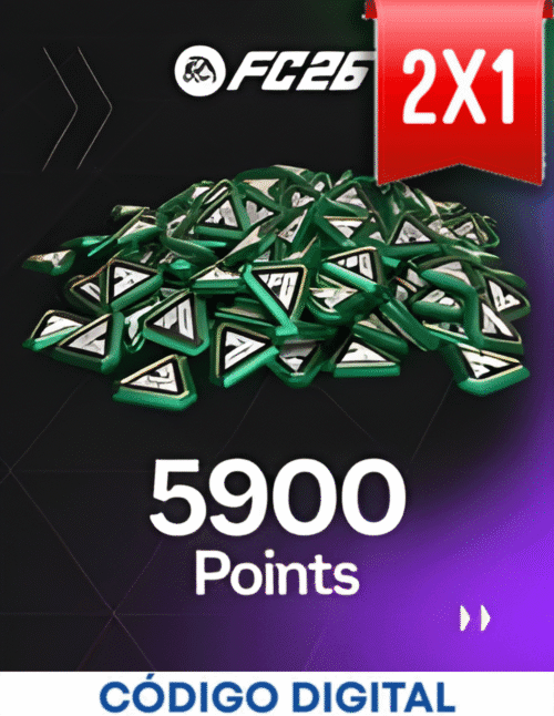 Tarjeta 5900 Points FC 26 [Codigo Digital]