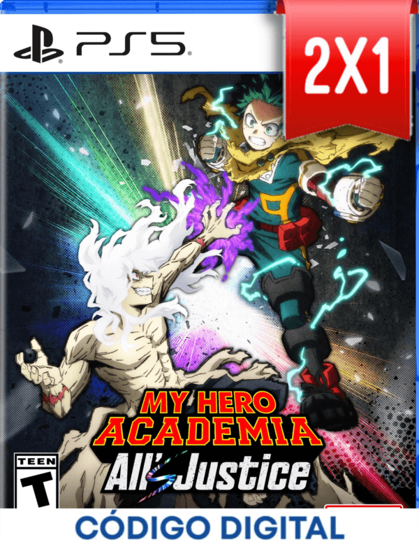 My Hero Academia Alls Justice PS5 [Codigo Digital]