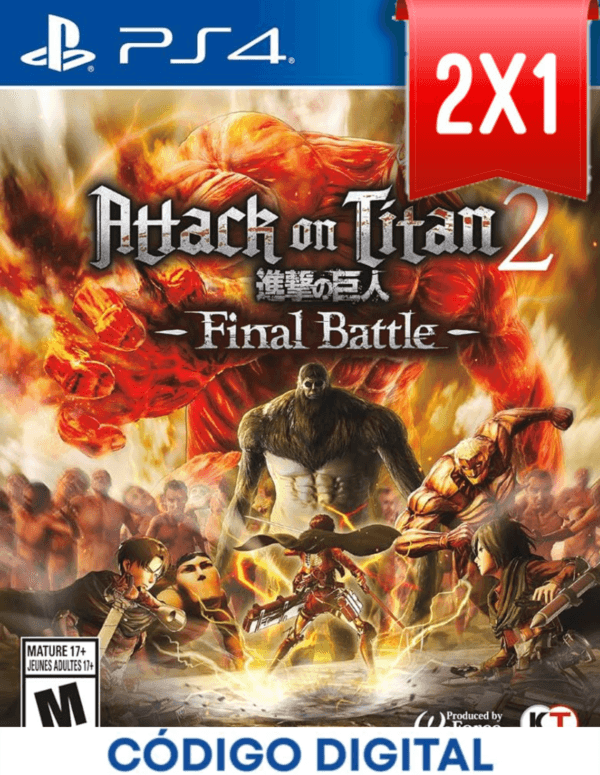 Attack On Titan 2: Final Battle PS4 [Codigo Digital]